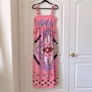 Tribal Print Maxi Dress